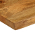 Blat stołu, 80x80x3,8 cm, naturalna krawędź, lite drewno mango