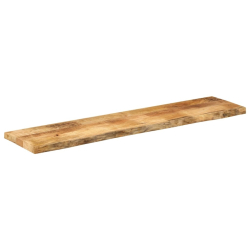 Blat stołu, 160x40x2,5 cm, naturalna krawędź, drewno mango