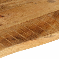 Blat stołu, 80x60x3,8 cm, naturalna krawędź, drewno mango