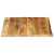 Blat stołu, 100x80x2,5 cm, naturalna krawędź, drewno mango