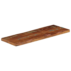 Blat stołu, 90x40x2,5 cm, prostokątny, lite drewno z odzysku