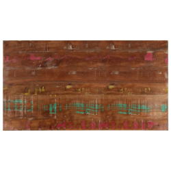 Blat stołu, 100x50x2,5 cm, prostokątny, lite drewno z odzysku