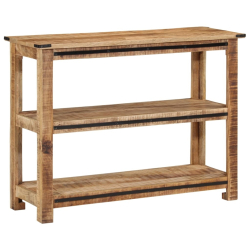 Stolik konsolowy, 100x35x75 cm, lite drewno mango