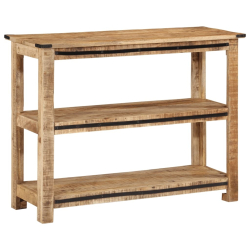 Stolik konsolowy, 100x35x75 cm, lite drewno mango