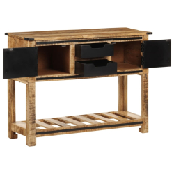 Stolik konsolowy, 100x35x75 cm, lite drewno mango