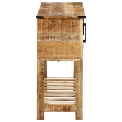Stolik konsolowy, 100x35x75 cm, lite drewno mango