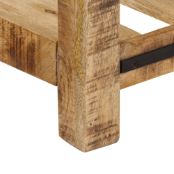 Stolik konsolowy, 100x35x75 cm, lite drewno mango