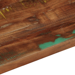 Blat stołu, 90x70x2,5 cm, prostokątny, lite drewno z odzysku