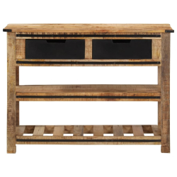 Stolik konsolowy, 100x35x75 cm, lite drewno mango
