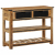 Stolik konsolowy, 100x35x75 cm, lite drewno mango