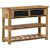 Stolik konsolowy, 100x35x75 cm, lite drewno mango