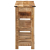 Stolik konsolowy, 100x35x75 cm, lite drewno mango