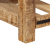 Stolik konsolowy, 100x35x75 cm, lite drewno mango