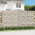 Kosze gabionowe, 15 szt, 400x30x220/240cm, galwanizowane żelazo