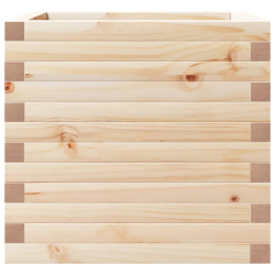 Donica ogrodowa, 50x50x46 cm, lite drewno sosnowe
