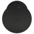 Stolik ogrodowy, okrągły, czarny, Ø50x72 cm, stalowy
