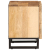 Szafka nocna, 40x33x46 cm, lite surowe drewno mango