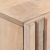 Szafki nocne, 2 szt., 40x33x46 cm, bielone drewno mango