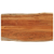 Blat stołu, 120x60x2,5 cm, drewno akacjowe, naturalna krawędź