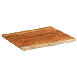 Blat biurka, 110x80x3,8 cm, drewno akacjowe, naturalna krawędź