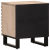 Szafki nocne, 2 szt., 40x33x46 cm, bielone drewno mango