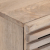 Szafki nocne, 2 szt., 40x33x46 cm, bielone drewno mango