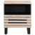 Szafki nocne, 2 szt., 40x33x46 cm, bielone drewno mango