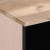 Szafki nocne, 2 szt., 40x33x46 cm, bielone drewno mango