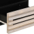 Szafki nocne, 2 szt., 40x33x46 cm, bielone drewno mango