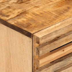 Szafki nocne, 2 szt., 40x33x46 cm, lite surowe drewno mango