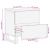 Szafki nocne, 2 szt., 40x33x46 cm, lite surowe drewno mango