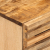 Szafki nocne, 2 szt., 40x33x46 cm, lite surowe drewno mango