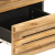 Szafki nocne, 2 szt., 40x33x46 cm, lite surowe drewno mango