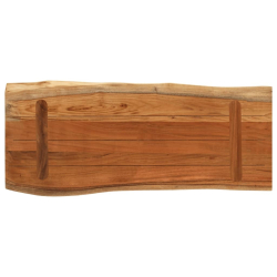Blat do stołu, 80x40x3,8 cm, drewno akacjowe, naturalna krawędź