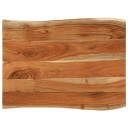 Blat stołu, 70x60x3,8 cm, drewno akacjowe, naturalna krawędź