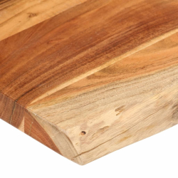 Blat stołu, 120x60x3,8 cm, drewno akacjowe, naturalna krawędź