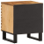 Szafka nocna, 40x33x46 cm, lite surowe drewno mango