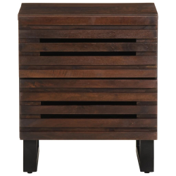 Szafka nocna, 40x33x46 cm, lite drewno mango