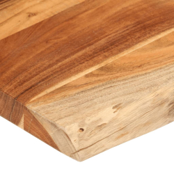 Blat stołu, 140x60x3,8 cm, drewno akacjowe, naturalna krawędź