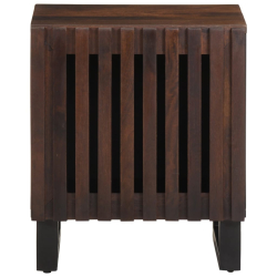 Szafka nocna, 40x33x46 cm, lite drewno mango