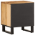 Szafki nocne, 2 szt., 40x33x46 cm, lite surowe drewno mango