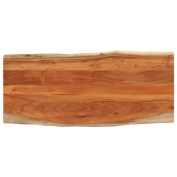 Blat stołu, 140x60x2,5 cm, drewno akacjowe, naturalna krawędź