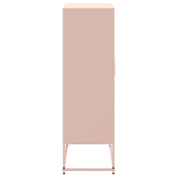 Szafka, różowa, 68,5x38,5x123,5 cm, stal
