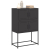 Szafka, czarna, 68,5x38,5x107 cm, stal