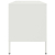 Szafka pod telewizor, biała, 100,5x39x50,5 cm, stalowa