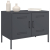 Szafki RTV, 2 szt., antracytowe, 68x39x50,5 cm, stalowe