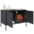 Szafki RTV, 2 szt., antracytowe, 68x39x50,5 cm, stalowe
