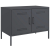 Szafki RTV, 2 szt., antracytowe, 68x39x50,5 cm, stalowe