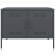 Szafki RTV, 2 szt., antracytowe, 68x39x50,5 cm, stalowe