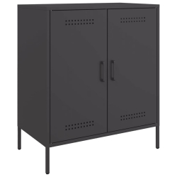 Szafka, czarna, 68x39x79 cm, stal
